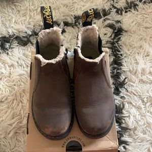 Girls Dr. Martens size 10, brown